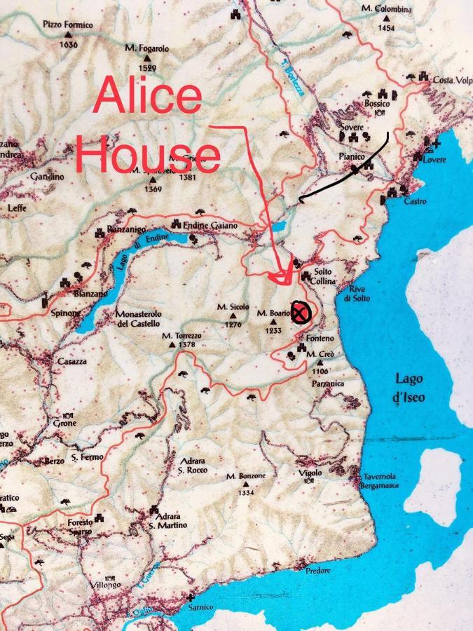 Вилла Alice'S House Fonteno Экстерьер фото
